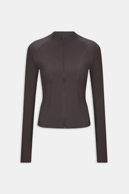 DayFlex Zip Through Jacket - Cool Espresso