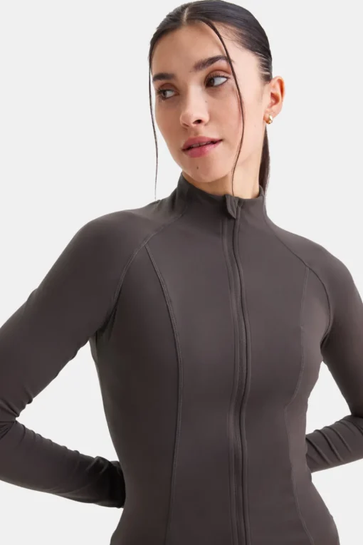 DayFlex Zip Through Jacket - Cool Espresso