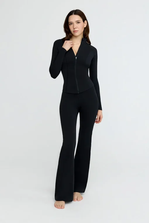 DayFlex Zip Through Jacket - Shadow Black