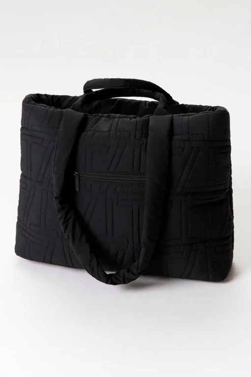Essential Padded Tote Bag - Black