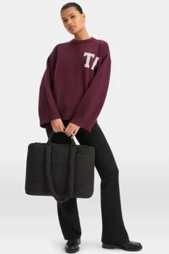 Essential Padded Tote Bag - Black