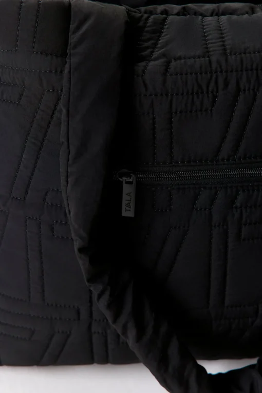 Essential Padded Tote Bag - Black