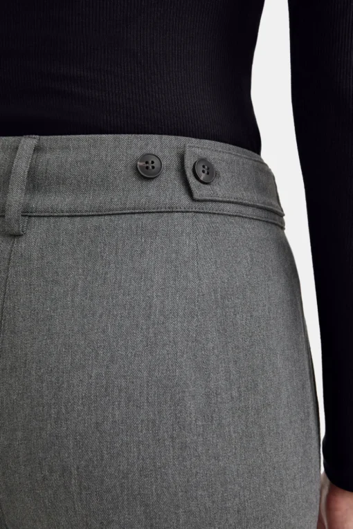 Everyday Tailoring Adjustable Multiway Cargo Trousers - Charcoal Grey Marl