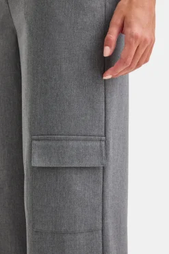 Everyday Tailoring Adjustable Multiway Cargo Trousers - Charcoal Grey Marl