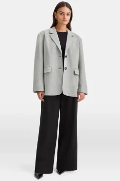 Everyday Tailoring Oversized Blazer - Iron Grey Marl