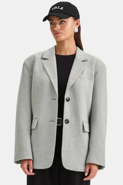 Everyday Tailoring Oversized Blazer - Iron Grey Marl