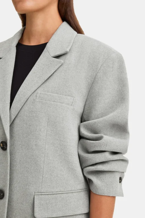Everyday Tailoring Oversized Blazer - Iron Grey Marl