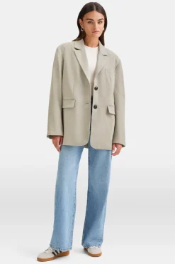 Everyday Tailoring Oversized Blazer - Pistachio