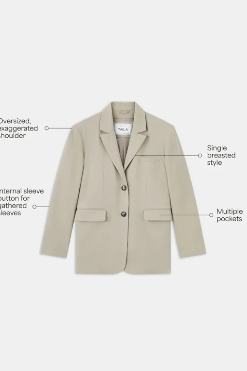 Everyday Tailoring Oversized Blazer - Pistachio