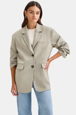Everyday Tailoring Oversized Blazer - Pistachio