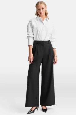 Everyday Tailoring Wide Leg Trousers - Black