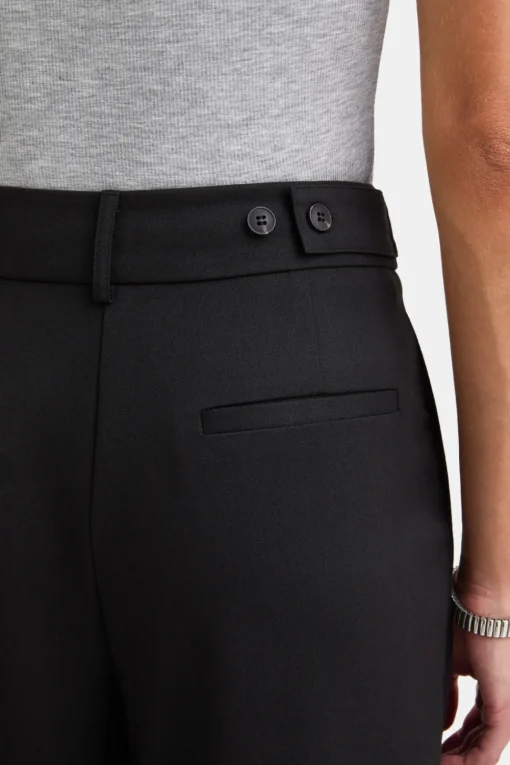 Everyday Tailoring Wide Leg Trousers - Black