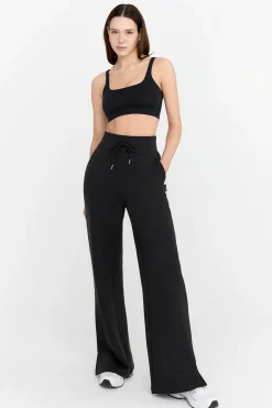 Everyday Wide Leg Jogger - Black