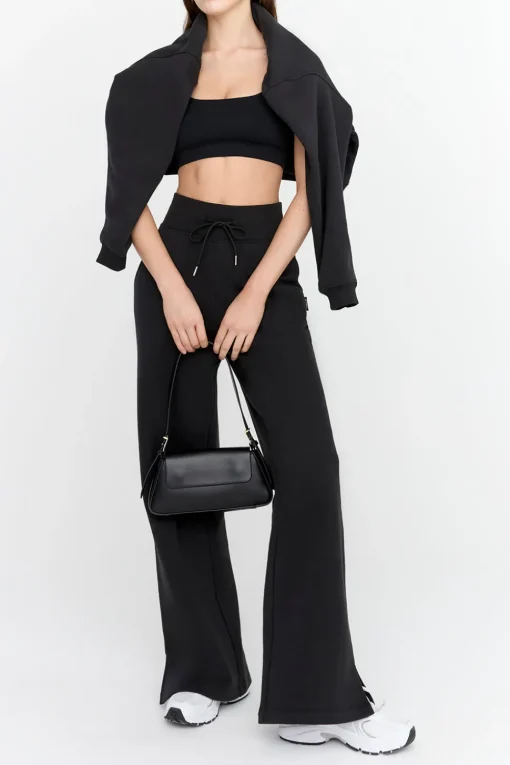 Everyday Wide Leg Jogger - Black