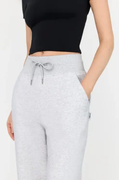 Everyday Wide Leg Jogger - Grey Marl
