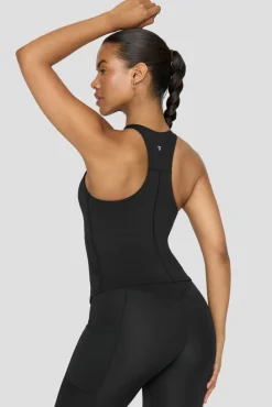FormTech Built-In Support Longline Skim Fit Vest - Black