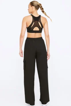 FormTech High Neck Running Sports Bra - Black