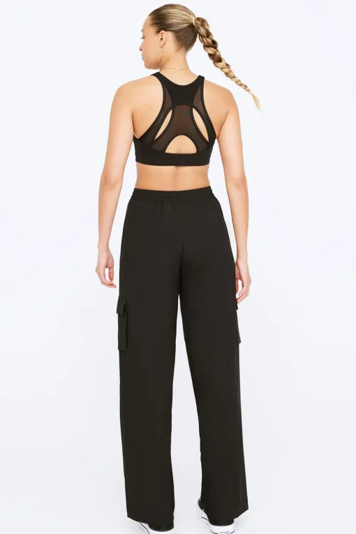 FormTech High Neck Running Sports Bra - Black