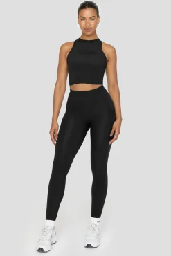 FormTech High Waisted Adjuster Running Legging - Black