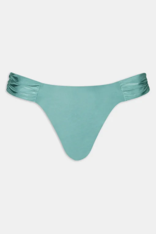 Gathered Bikini Bottom - Teal