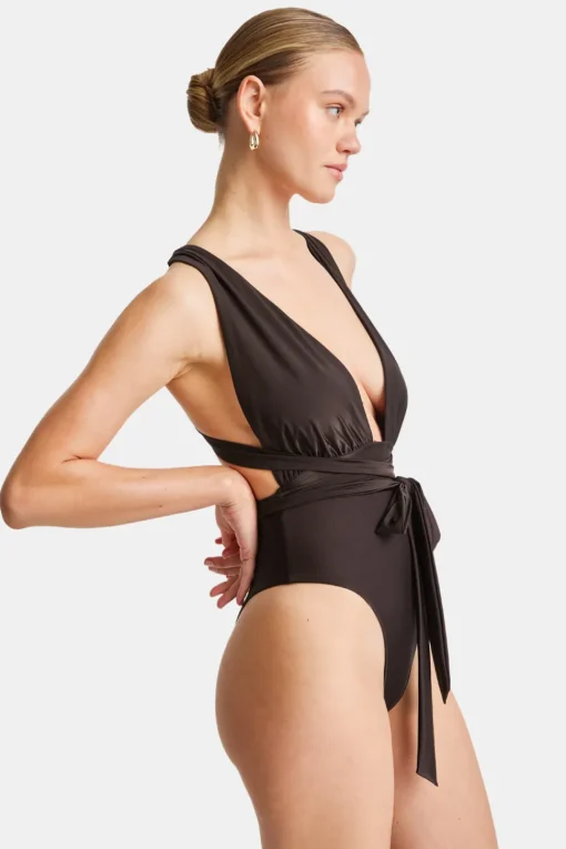 Hamptons Multiway Swimsuit - Espresso