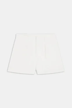 Heavyweight Linen Tailored Shorts - Coconut Milk