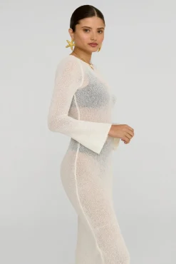 La Sirena Multiway Resort Knit Maxi Dress - Coconut Milk
