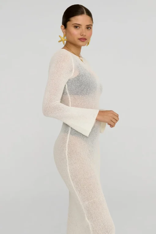 La Sirena Multiway Resort Knit Maxi Dress - Coconut Milk