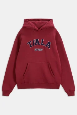 Oversized Club Hoodie - Vintage Red