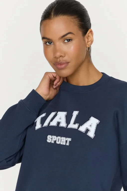 Oversized Club Sweatshirt - Navy