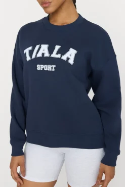 Oversized Club Sweatshirt - Navy