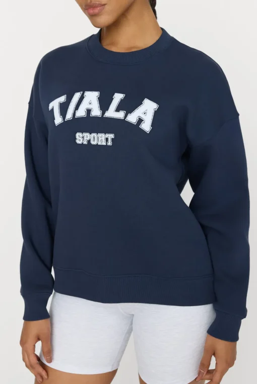 Oversized Club Sweatshirt - Navy