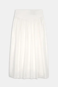 Poplin Maxi Skirt - Coconut Milk
