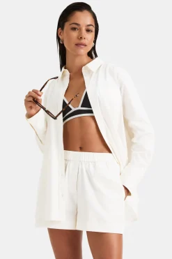 Poplin Shirt - Coconut Milk