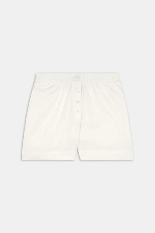 Poplin Short - Coconut Milk