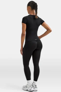 Sculpt Seamless Active T-Shirt - Black Marl