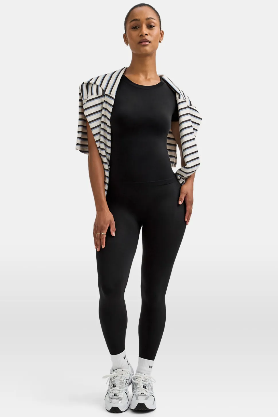 Sculpt Seamless Active T-Shirt - Black Marl