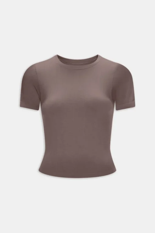 Sculpt Seamless Active T-Shirt - Dark Truffle