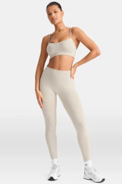 Sculpt Seamless Bandeau Sports Bra - Chai Marl