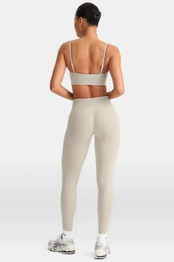 Sculpt Seamless Bandeau Sports Bra - Chai Marl