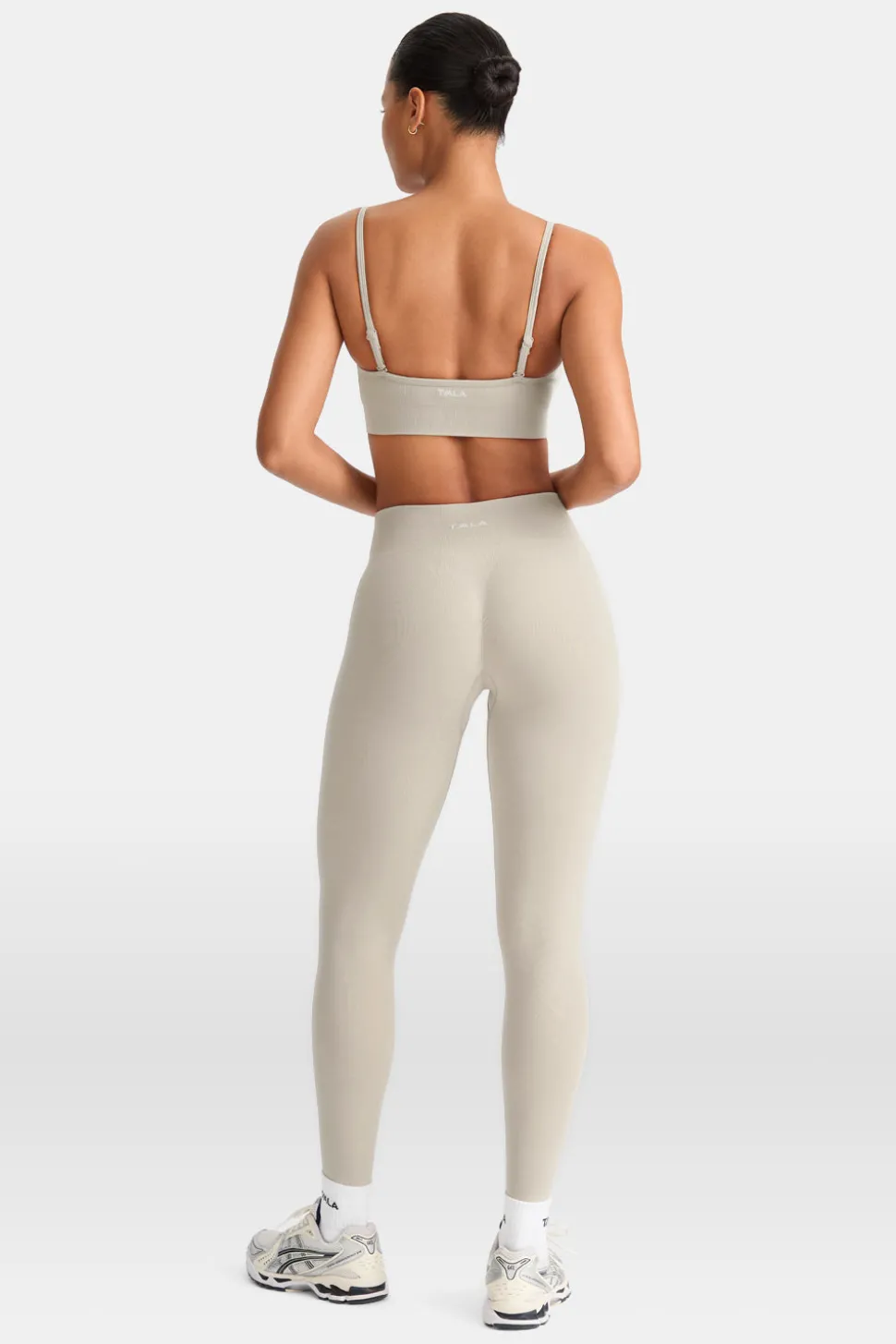 Sculpt Seamless Bandeau Sports Bra - Chai Marl