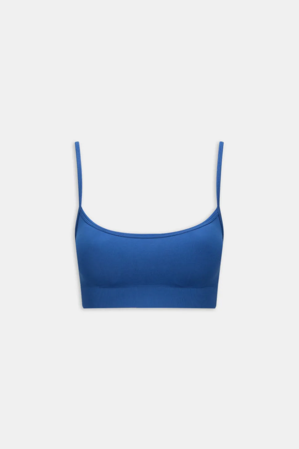 Sculpt Seamless Bandeau Sports Bra - Cobalt Blue