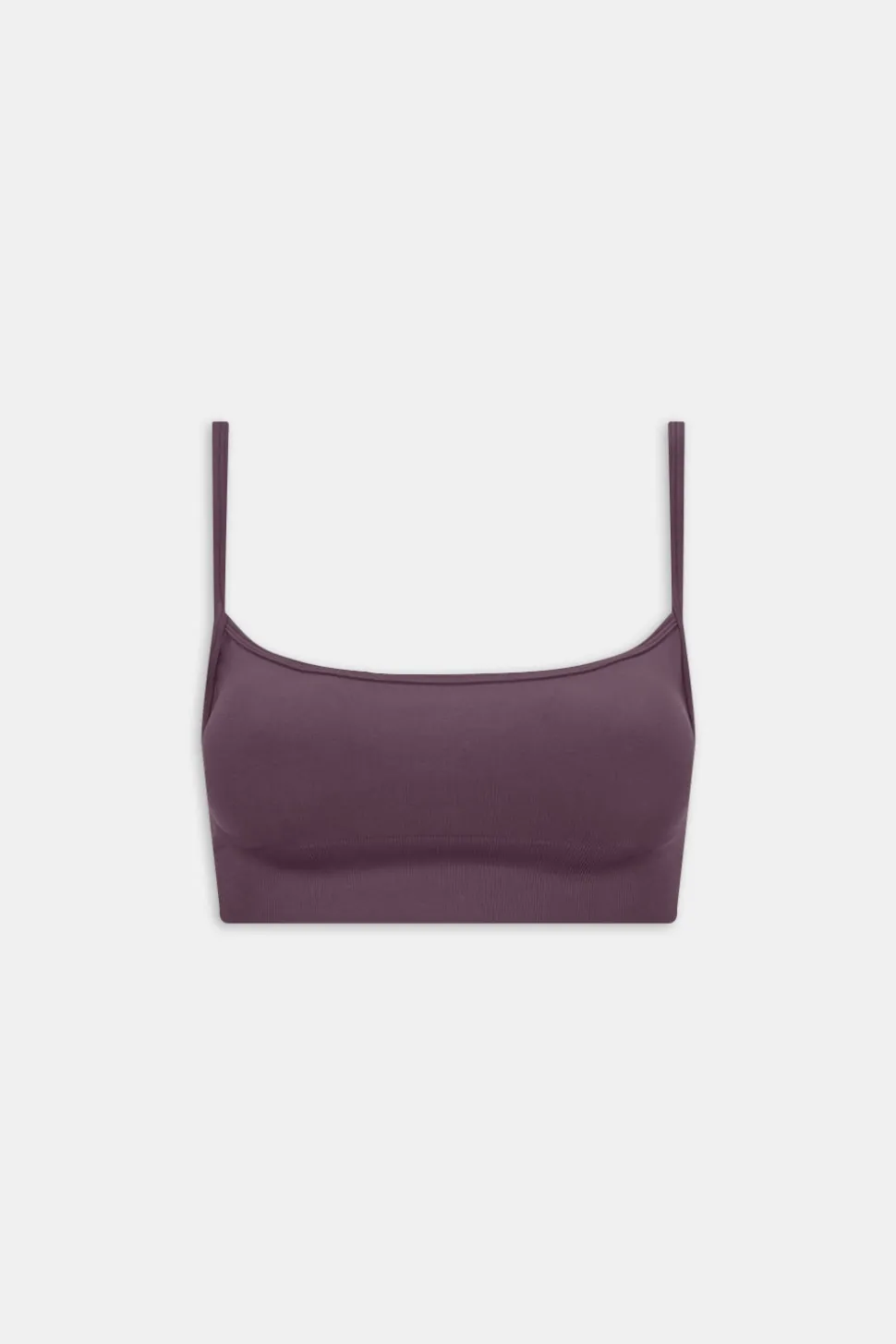 Sculpt Seamless Bandeau Sports Bra - Plum Marl