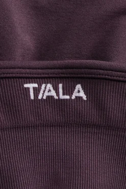 Sculpt Seamless Bandeau Sports Bra - Plum Marl