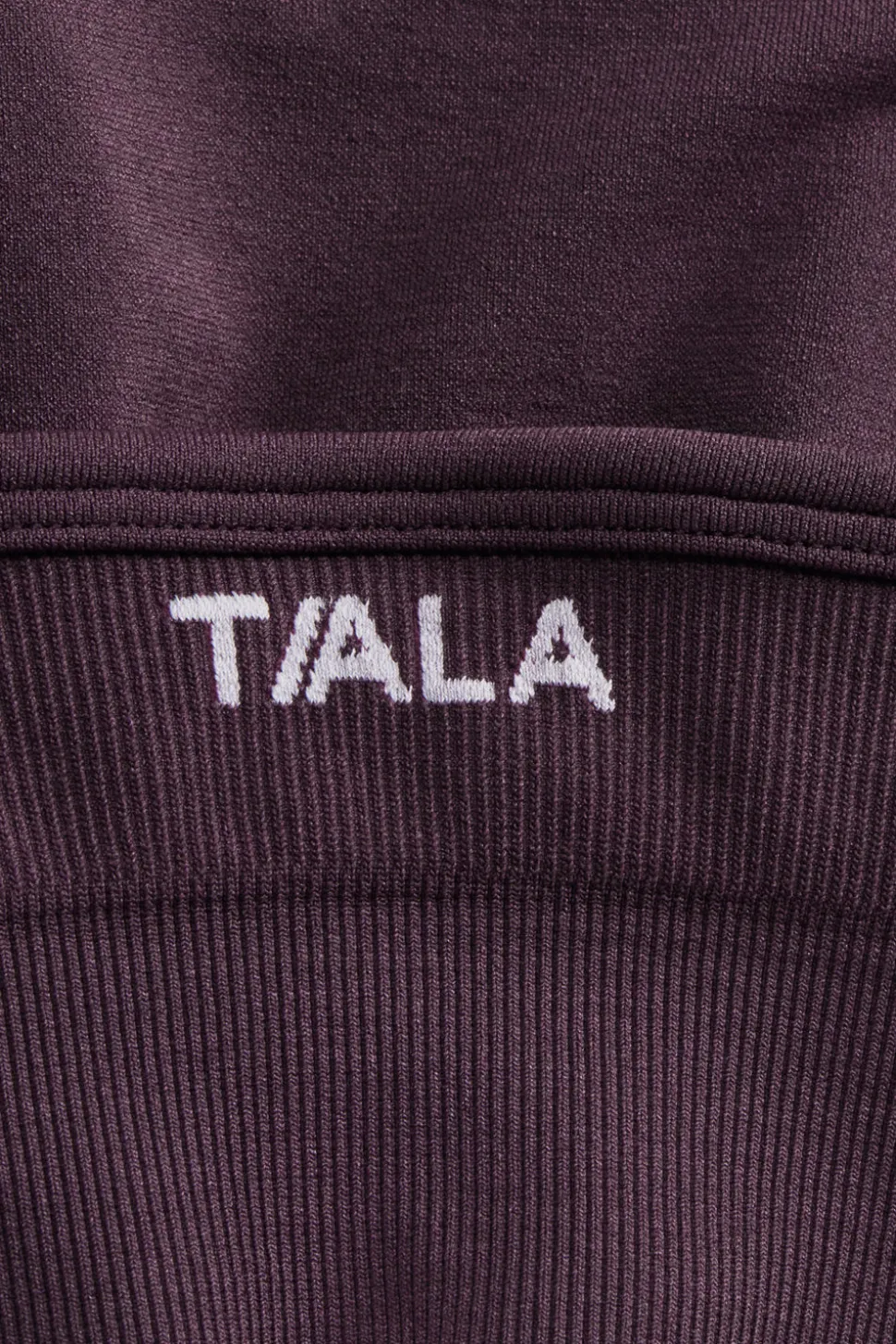 Sculpt Seamless Bandeau Sports Bra - Plum Marl