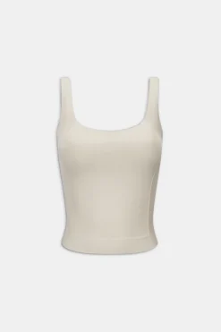 Sculpt Seamless Built-In Bra Vest - Chai Marl
