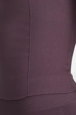Sculpt Seamless Built-In Bra Vest - Plum Marl