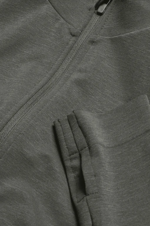 Sculpt Seamless Longline Jacket - Dark Olive