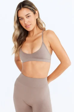 Sculpt Seamless Mini Sports Bra - Pebble Marl
