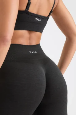 Sculpt Seamless Scrunch Legging - Black Marl